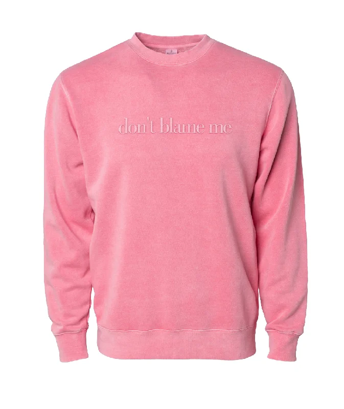 Don't Blame Me Sweatshirt - Pink