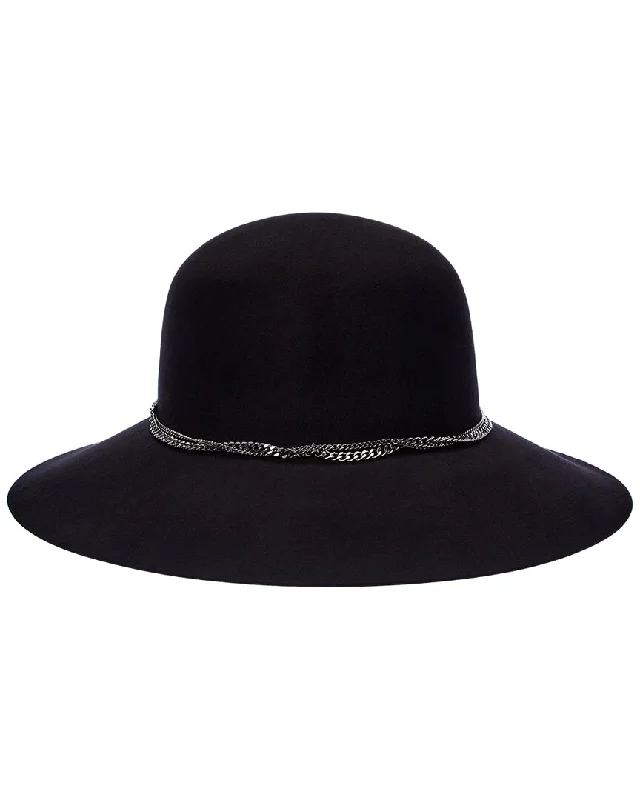 Phenix Round Crown Floppy Wool Hat