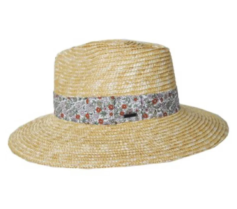 Women's Joanna Straw Brim Hat In Floral