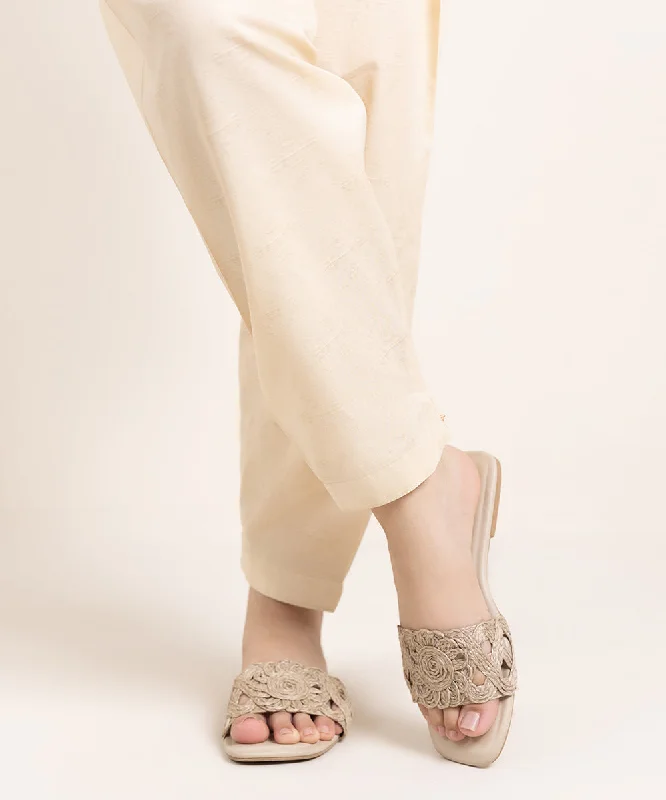 Cotton Jacquard Shalwar