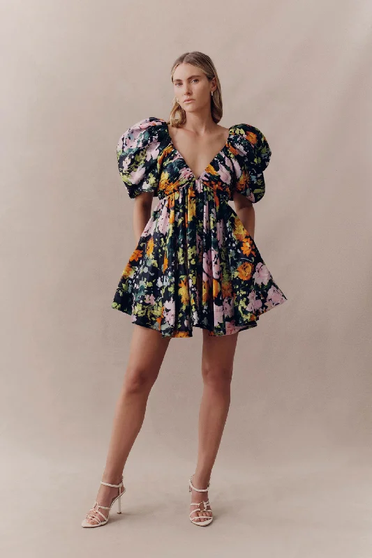 Gabrielle Plunge Mini Dress