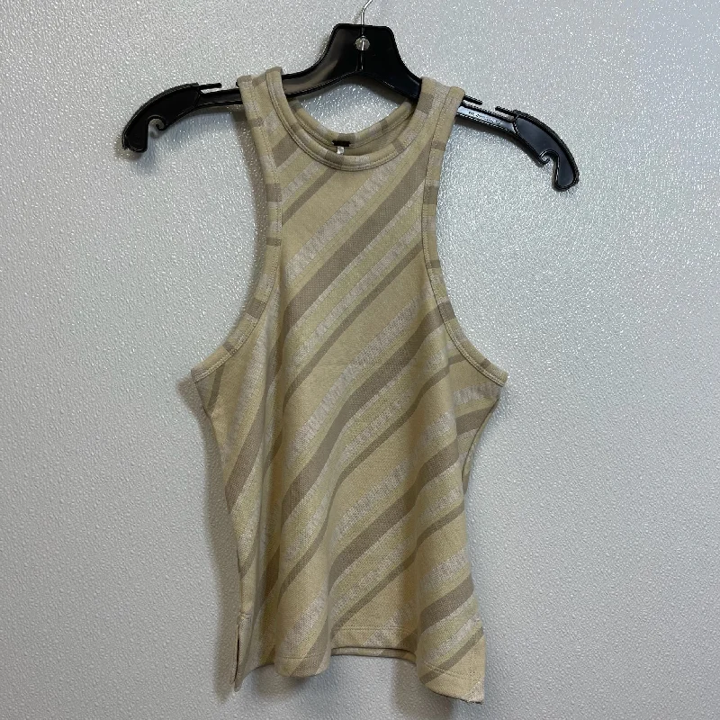 Top Sleeveless By Free People In Striped, Size: Xs