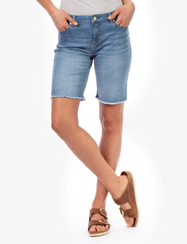 DENIM BERMUDA SHORTS