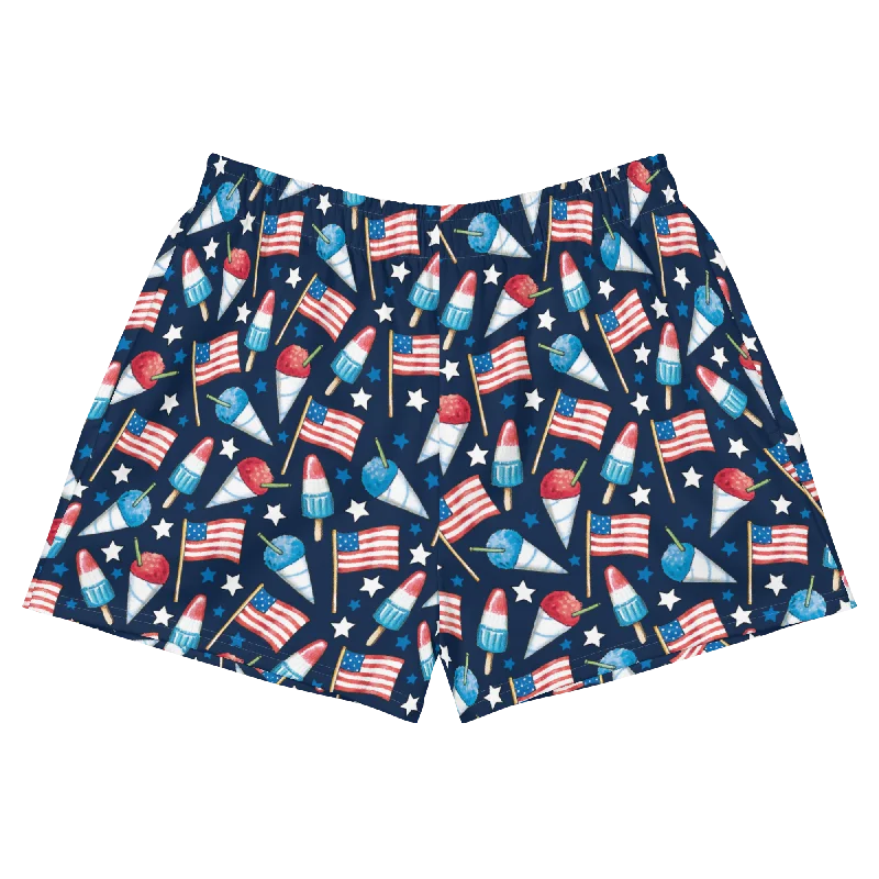 Snowcone Summer Women’s Athletic Shorts