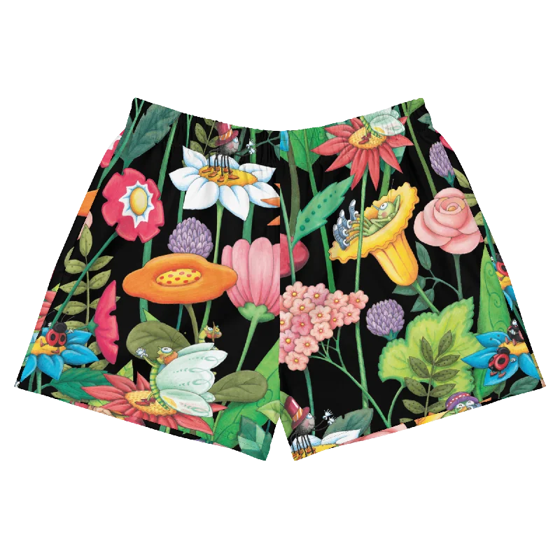 Spring Forest Athletic Shorts