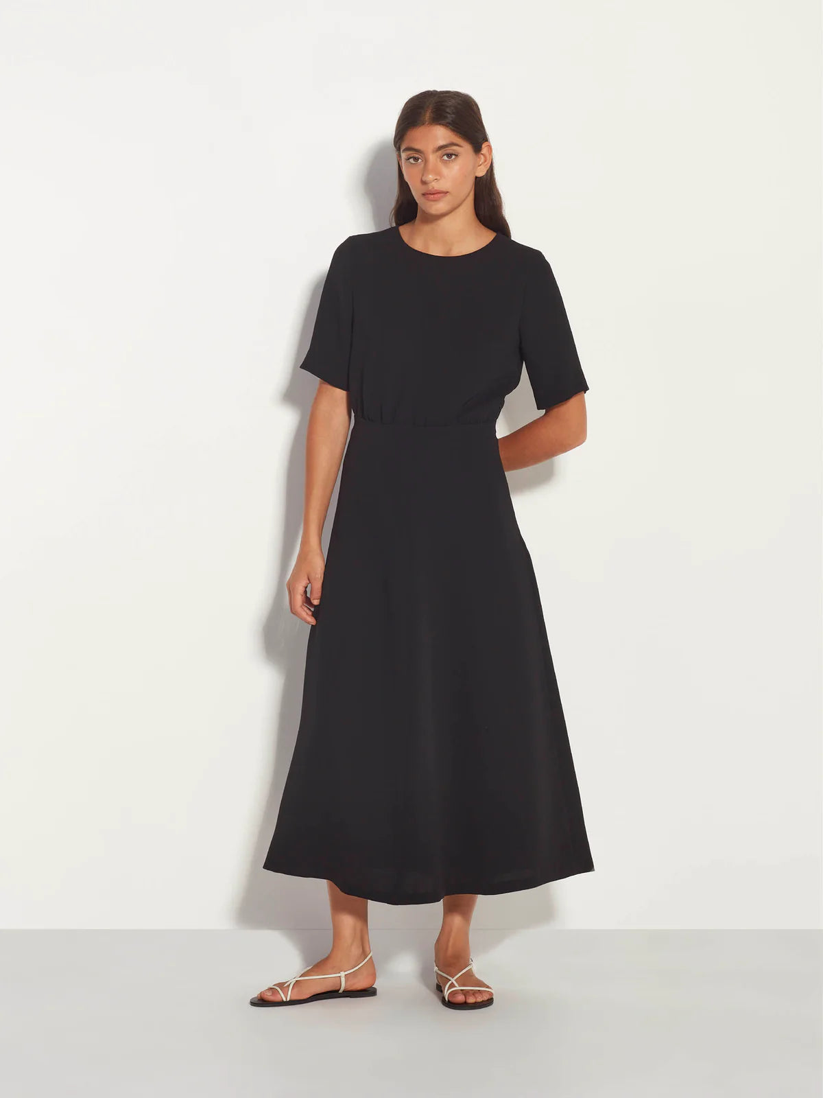 Juliette Hogan Pip Dress - Black Luxe Suiting