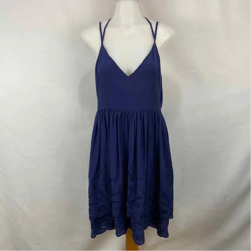 Rebecca Minkoff Women's Size 6 Navy Solid Dress