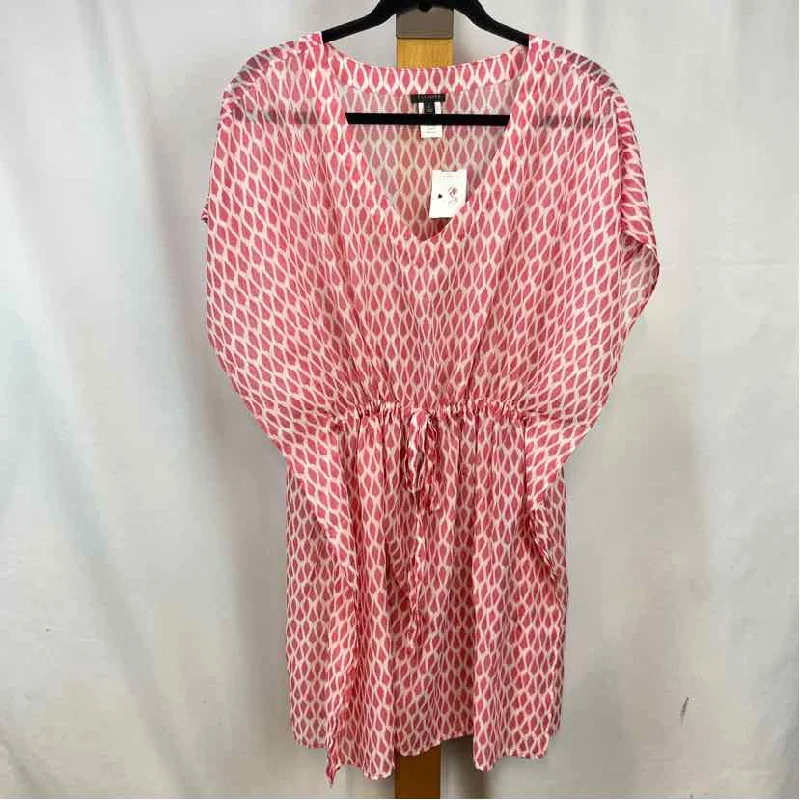 Talbots Women's Size L Pink Print Dress