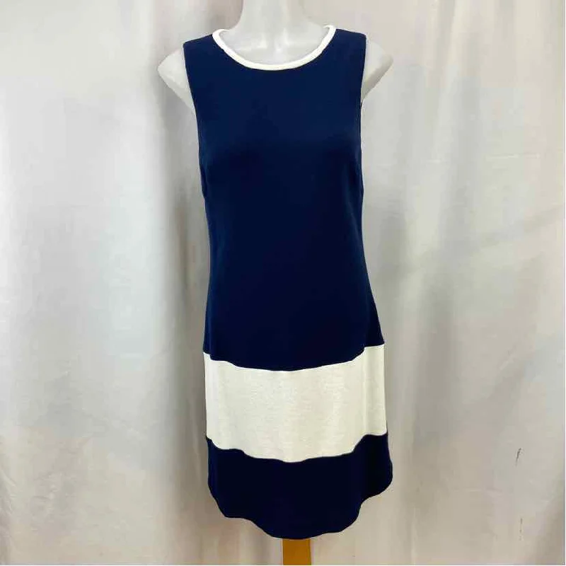 Trina Turk Women's Size 2 Navy Solid Dress