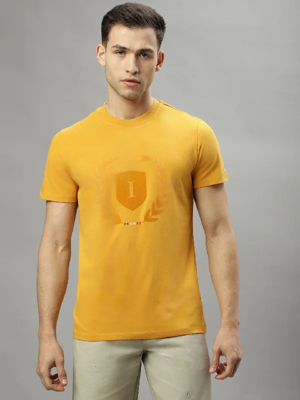 Iconic Mustard Logo Regular Fit T-Shirt