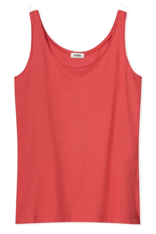 Fadia Tank Top - Rose Red