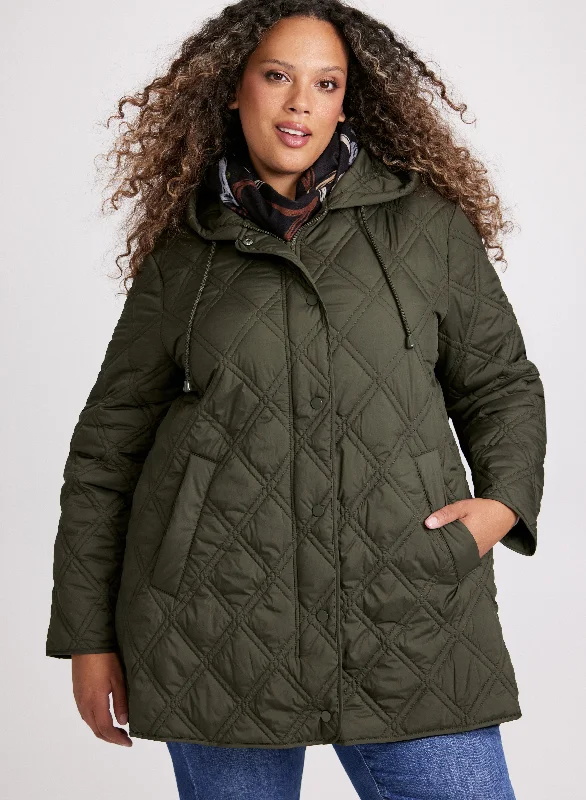 Bernardo - Hooded Quilted Jacket