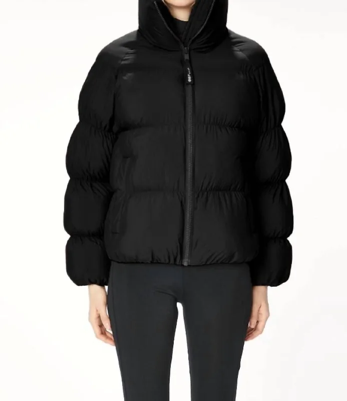 Women's Puff Jacket In Black