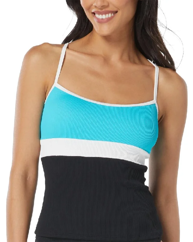 Beach House Sport Flex Ribbed Tankini Top