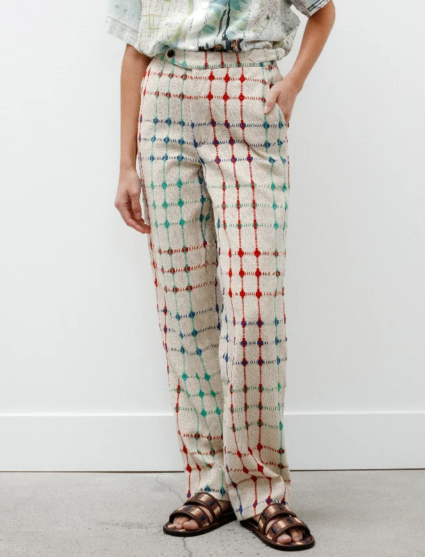 Dobby Weave Trouser Multi