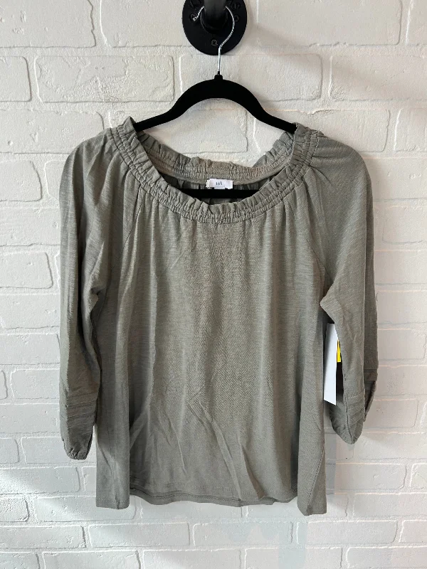 Top Long Sleeve By J. Jill In Green, Size: Xs