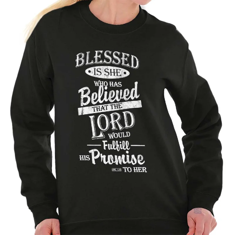 Blessed is She Crewneck Sweatshirt