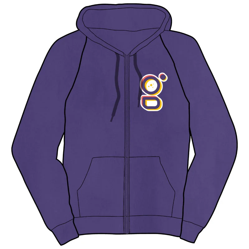 The Glauc Flock Zip Hoodie