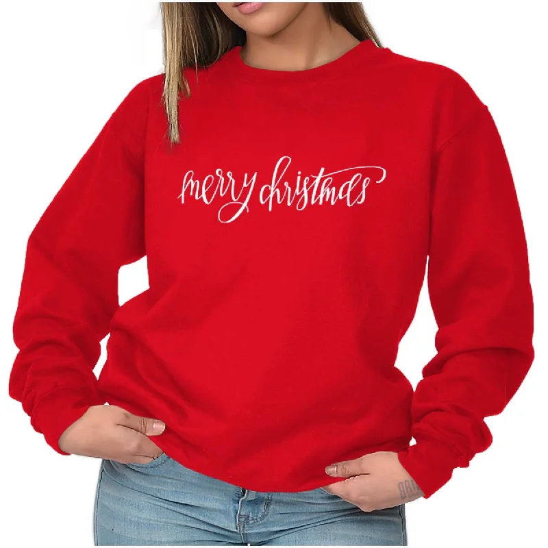 Merry Christmas Crewneck Sweatshirt