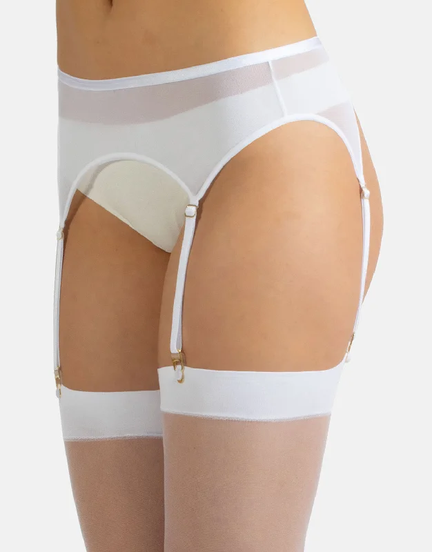 CETTE Lulu suspender belt - white