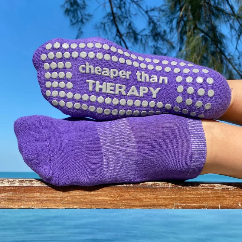 Cheaper Than Therapy - Grip Socks (Barre / Pilates)