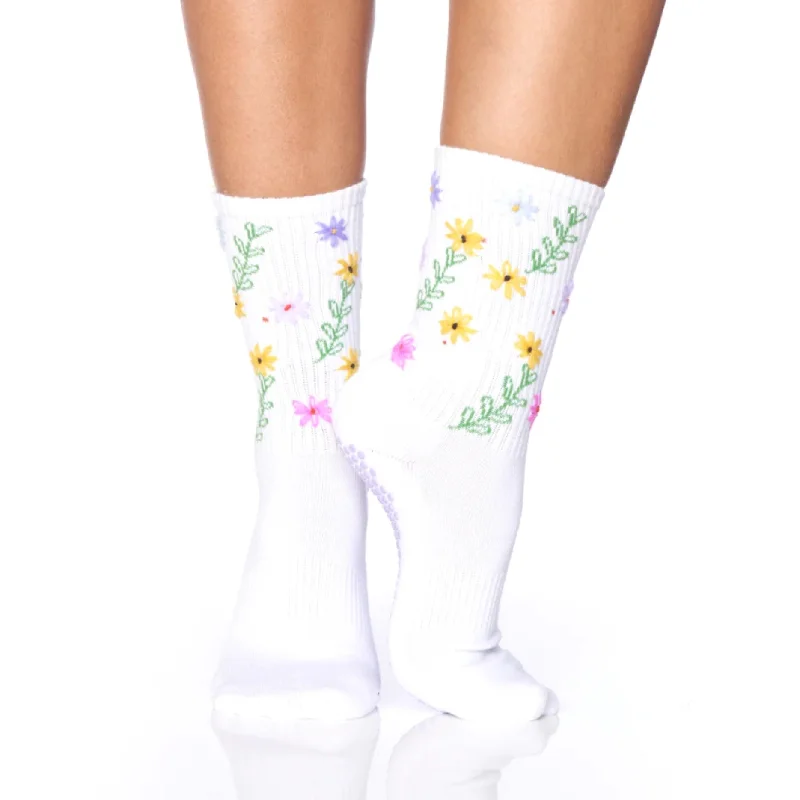 Tall Grip Tube Socks - Wildflower Multi