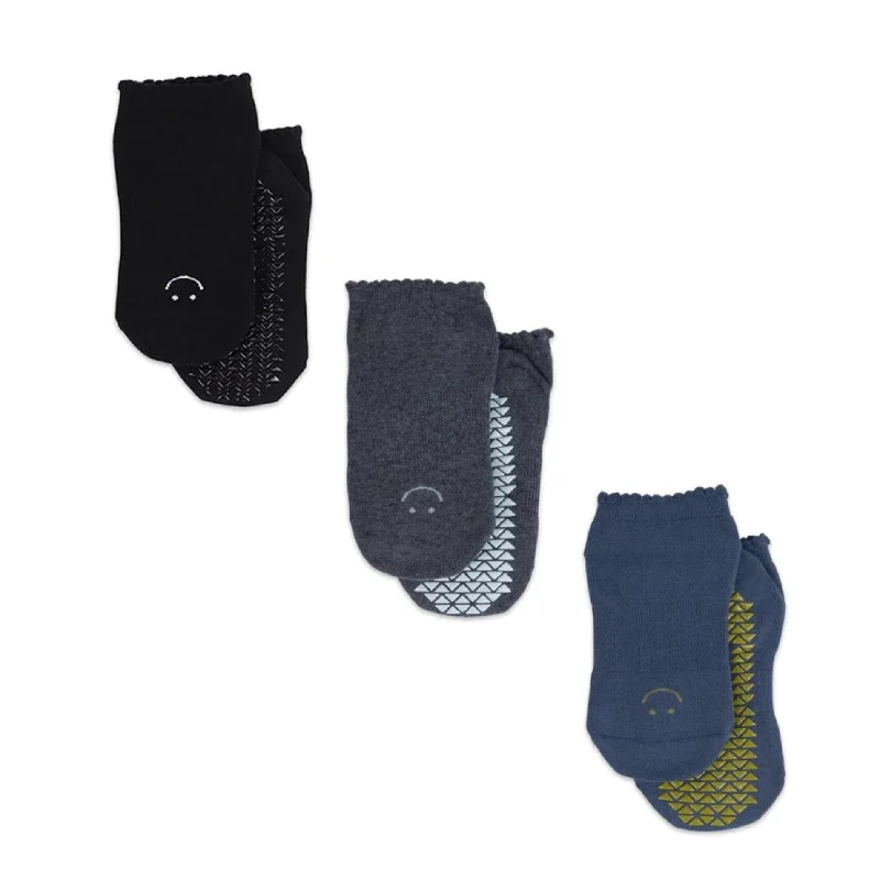 Holiday Gift Pack - Happy Grip Socks Set of 3 (Barre / Pilates)